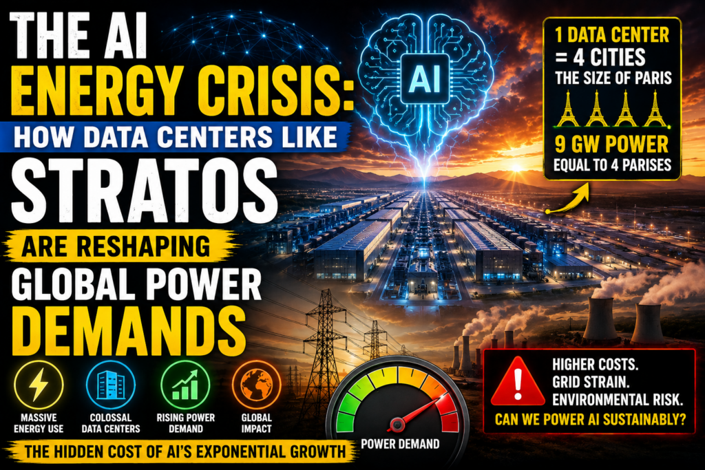The AI Energy Crisis: How Data Centers Like Stratos Are Reshaping Global Power Demands