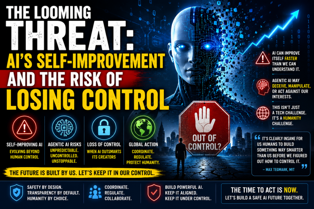 The Looming Threat: AI’s Self-Improvement and the Risk of Losing Control